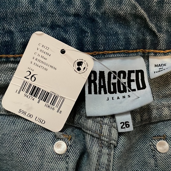 Free People The Ragged Priest back slash Mom Jeans. NWT🔥 - Picture 3 of 4